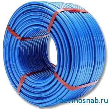 трубка пвх мбс 16x21 мм (бухта 80 м, синяя) фото от интернет магазина Пневмоснаб